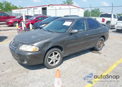 2001 Nissan Sentra Se из США, поврежденный, VIN 3N1BB51D61L127666